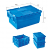 PP  plastic box with hinged lid