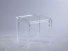 clear acrylic side table end table