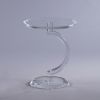 clear acrylic side table end table lamp table