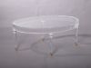 clear acrylic coffee table