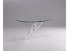 clear acrylic coffee table