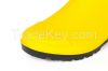 Yellow PVC rain boots gardener boots farm work boots