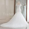 Sexy Mermaid Wedding Dress for Women Appliques Bridal Gownsl