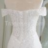 Sexy Mermaid Wedding Dress for Women Appliques Bridal Gownsl