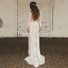 Elegant Princess Lace Wedding Dress 2022 Applique Bridal Gowns