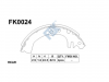 FBK Brake Shoe FK0024 OE 04431S5SE01 for PERODUA KANCIL/DAIHATSU- Ceramic and  Non-Asbestos