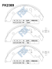 FBK Brake Shoe FK2389 OE 04495-02200 for TOYOTA, KIA, - Ceramic and  Non-Asbestos