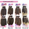 Chemical fiber high temperature silk hair piece wig 4pcs/bag