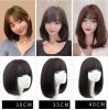 Human Hair Wig Headgear , Short Wig Headgear, Straight Hair Wig