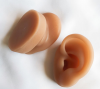 Vivid Soft  Silicone Material demo Ear Display for Hearing Aid Instruments