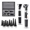 Mini Otoscope Set Black  Optic Infant Otoscope Opthalmoscope