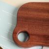 Ebony sandalwood solid wood cutting board, big hole and long, shape and size can be customized/support batch ordering/ contact customer service before placing an order