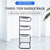 Hot sale display rack equestrian supplies horse racing seat saddle rack three-tier saddle Racks