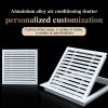 Aluminum alloy air conditioning outlet shutter ventilation cover customization