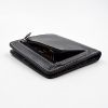 Square leather unisex genuine  leather wallet