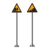 Traffic facilities - sign post, can be customized, reference price, please consult customer service staff before placing an order