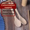  Environmentally friendly material high quality bamboo spoon custom log wooden spoon (20000 starting order)