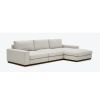 Fabric sofa tofu block three-person small apartment living room Nordic cream style Italian style is very simple