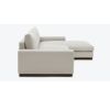 Fabric sofa tofu block three-person small apartment living room Nordic cream style Italian style is very simple