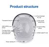 Lescolton 2022 New Arrival Hair Regrowth Laser Helmet Anti Hair Loss Treatment Hair Loss Laser Therapy