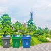 30L commercial thickened, outdoor car garbage cans, sanitation garbage cans, industrial community property large garbage cans