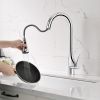 Kitchen faucet kitchen pull faucet hot and cold faucet can be rotated and pulled