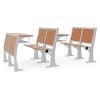  Fixed table and chair steps classroom table and chair aluminum alloy metal frame, no rust