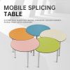  Colorful table movable splicing table desktop shape can be customized (please contact customer service)