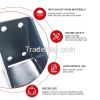 Heavy truck shock absorber bracket supports customization