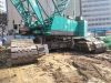 150ton used Kobelco crawler crane made in Japan original high quality