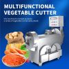 The vegetable cutting machine is multi-purpose, and the size of the vegetable cutting specifications can be adjusted according to different needs, which is convenient and fast