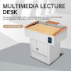 Multimedia desk, display keyboard reverse design, angle adjustable, contact customer service for customization