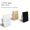 EU Smart Touch Switch Wifi KAISI 1 2 3 4 GANG 86 Glass Panel inteligente tuya wall touch switch