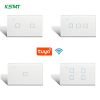 KAISI smart switch wifi touch 1/2/3/4 gang Glass Panel US standard 118*72MM wall switches