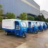 Simple model city garbage collection and transfer vehicle electric three-wheeled garbage truck