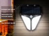 Marvel Venom binocular solar wall lamp human sensing lamp outdoor wall courtyard waterproof small street lamp three levels adjustable intelligent light control