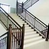 Stair handrail guardrail iron-aluminum alloy stainless steel stair handrail column indoor and outdoor self-provided stair protection