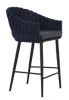 barstool fabric PU seat higher chair