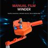 The manual film reeler...
