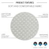Low-stretch small eyelet fabric