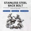 304 stainless steel back bolt is resistant to acid and alkali corrosion, high temperature, easy construction, high safety (can be customized, please contact customer service)