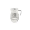 Glass cold kettle thickened household Handmade Glass Water Jug With Lid Various styles price 6.8-13.3