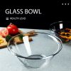 European styleHand Made Kitchen Double Ear Handle Glass Soup Bowl Instant Noodle Bowl