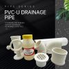 DIANLONG PVC pipe drainage pipe sewer pipe plastic pipe fittings rainwater sewage pipe