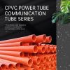 CPVC power tube communication tube series buried cable pipe communication protection sleeve embedded electric power pipe municipal threading pipe