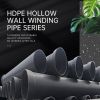 HDPE hollow wall winding pipe series check deep well plastic sewer buried pipe customization