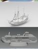 Customized 3D Design Service Antique Nautical Souvenir Resin Container Ship Model Miniatures Cruise Ship