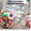 2022 Qatar World Cup Gifts 3D Football Souvenir Custom PVC Football Keychain Flags of Countries