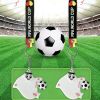 2022 Qatar World Cup Gifts 3D Football Souvenir Custom PVC Football Keychain Flags of Countries