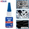 Wholesale 401 406 415 495 glue Plastic PVC Super Glue PP Rubber Instant Adhesive solder metal glue